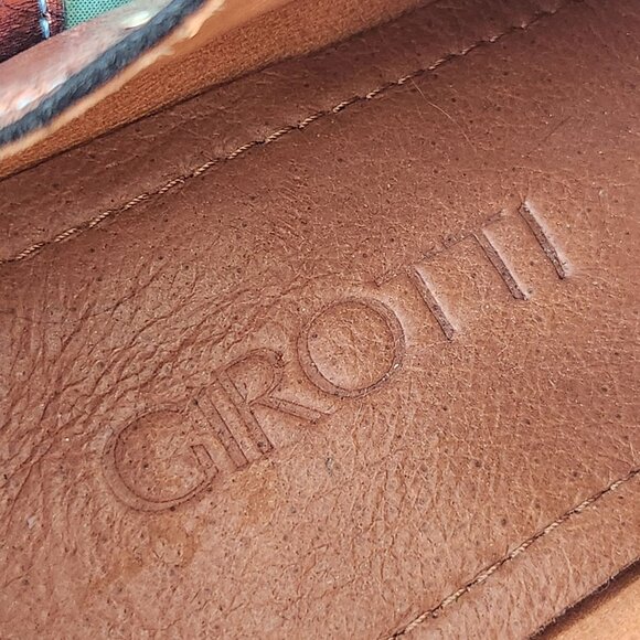 Girotti Metallic Leather Oxford Shoes Buckles Steampunk Luxury Handmade Unique 4 - Picture 13 of 16